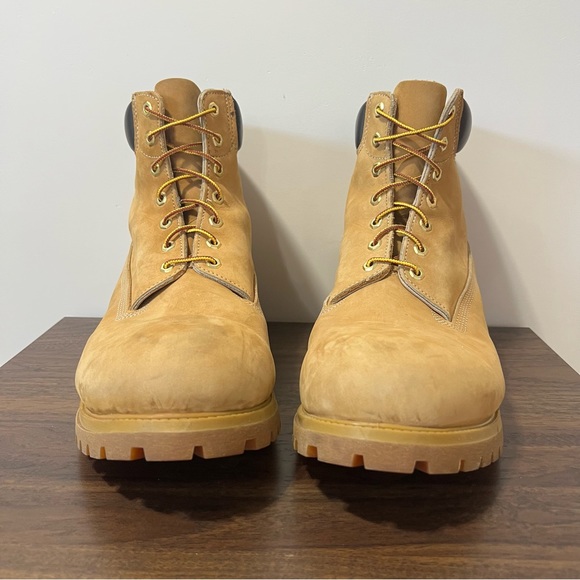 Timberland Men's 6-Inch Premium Waterproof Boot 10061 Wheat Nubuck Size 17 - Picture 7 of 12